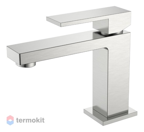 Смеситель для раковины Boheme Qubic Brushed Nickel 471-NB