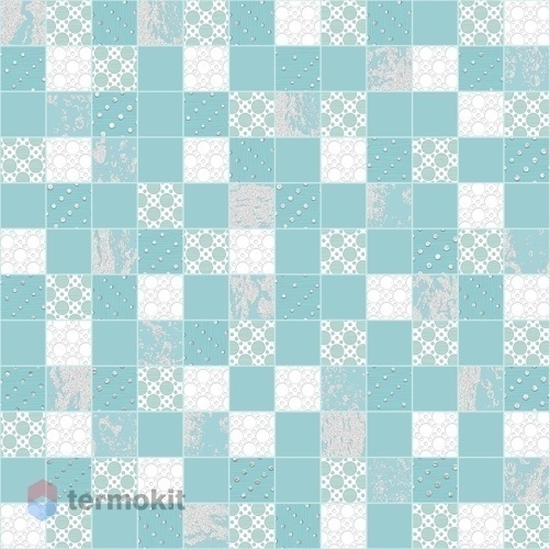 Керамическая плитка AltaСera Rainfall Mosaic Aquamarine DW7MSC16 мозаика 30,5х30,5