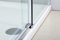 Душевой уголок Black&White Stellar Wind 1950x1000x800 (прозрачное стекло) хром S208-800x1000