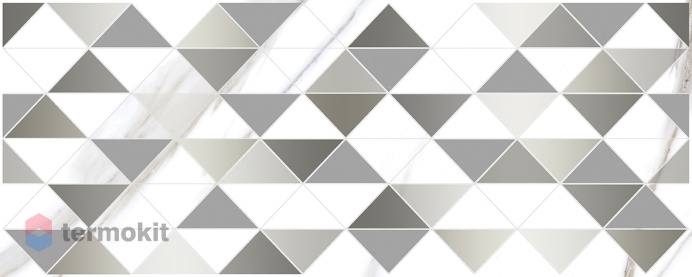 Керамическая плитка Laparet Aria Fumo декор серый 20х50