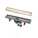 Душевой лоток Pestan Confluo Premium Gold White Glass Line 13100090