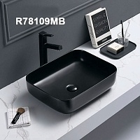 Раковина Jorno Stone 50 черный матовый R78109MB