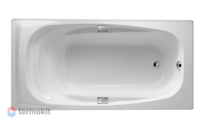 Чугунная ванна Jacob Delafon SUPER REPOS с отверстиями для ручек 1800х900 E2902-00