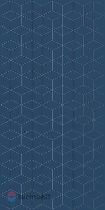 Керамическая плитка Creto Mono jasmine geometry sky декор 30x60