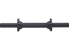 Гриф гантельный BASEFIT BB-106 d=25 мм, пластиковый, с пластиковыми замками, 35 см УТ-00019707
