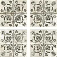 Керамическая плитка Peronda FS Ivy Black (26170) 45x45