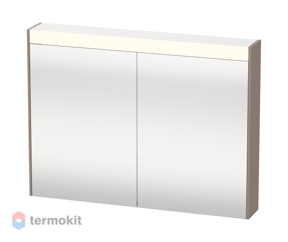 Зеркальный шкаф Duravit Brioso 82 с подсветкой базальт BR710204343