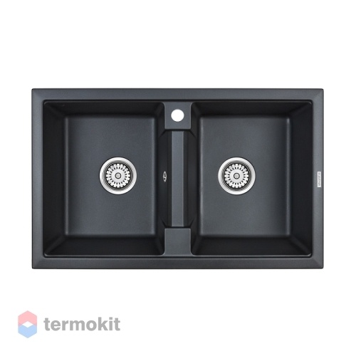 Мойка для кухни Paulmark Zwilling черный металлик PM238150-BLM
