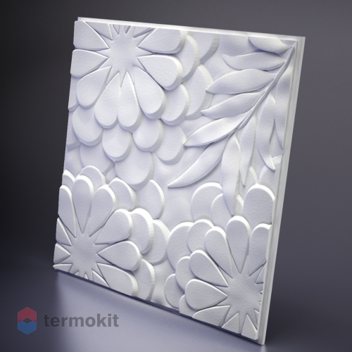 Гипсовая Панель Artpole Platinum глянец Flora GM-0042 60x60