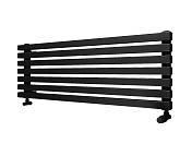 Стальные трубчатые радиаторы КЗТО QUADRUM 60 H 300 с нижним подключением цвет черный матовый муар