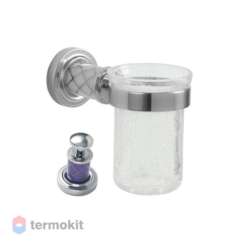 Стакан Boheme MURANO CHROME фиолетовое 10904-V-CR
