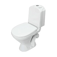 Унитаз напольный SANITA LUXE Classic DM с сиденьем микролифт белый WC.CC/Classic/2-DM/WHT.G/S1