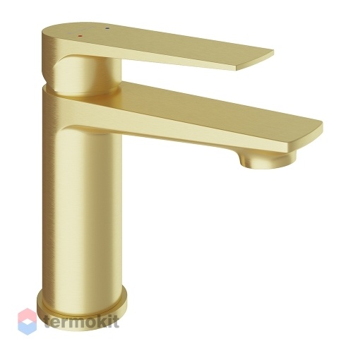 Смеситель для раковины Aqueduto LINHA шлифованное золото LIN0150