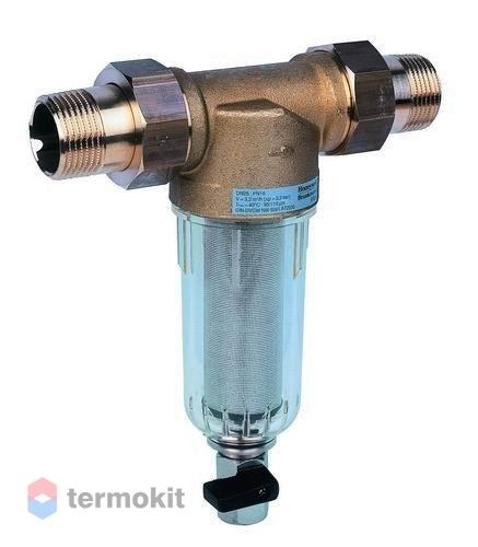 Фильтр Honeywell Braukmann FF06-1/2"-AA для холодной воды, тонкой очистки, с промывочным краном