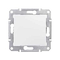 Выключатель одноклавишный Schneider Electric Sedna Шнайдер Электрик Седна Белый SDN0100121