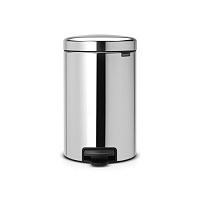 Мусорный бак Brabantia NewIcon 12 л Стальной полированный 113581