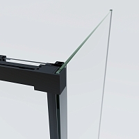 Душевой уголок Vincea Soft 2 2000x1400x800 черный VSR-3SO28014CLB