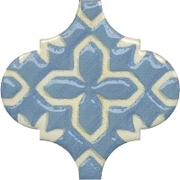 Керамическая плитка Kerama Marazzi Арабески Майолика OS/A37/65000 орнамент декор 6,5x6,5