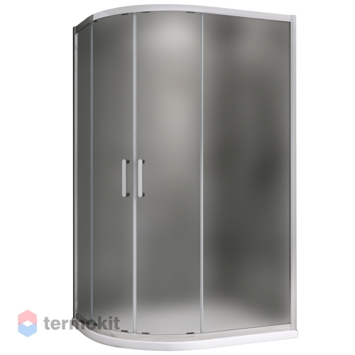 Душевой уголок ABBER Schwarzer Diamant 1950x1000x800 (матовое стекло) хром AG01180M