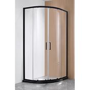 Душевой уголок BRAVAT BLACKLINE 2000х900х900 черный BS090.1201B