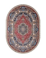Ковёр Merinos Aravia 160x220 овальный розовый/голубой 6807