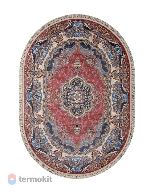 Ковёр Merinos Aravia 160x220 овальный розовый/голубой 6807