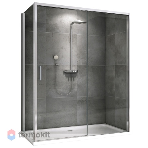 Душевой уголок ABBER Komfort 2000x1700x900 хром AG93170-S92
