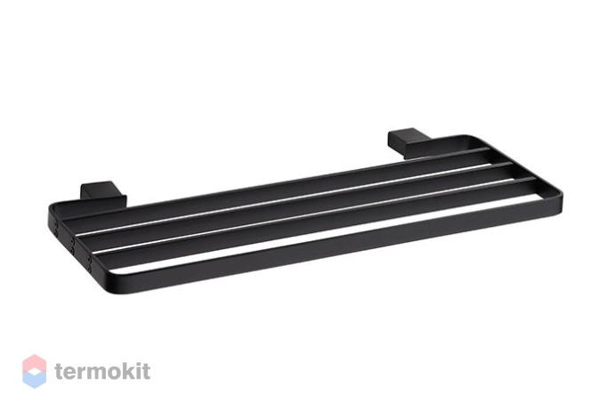 Полка для полотенец Bemeta Nero 370 мм 135002180 УЦЕНЕННЫЙ