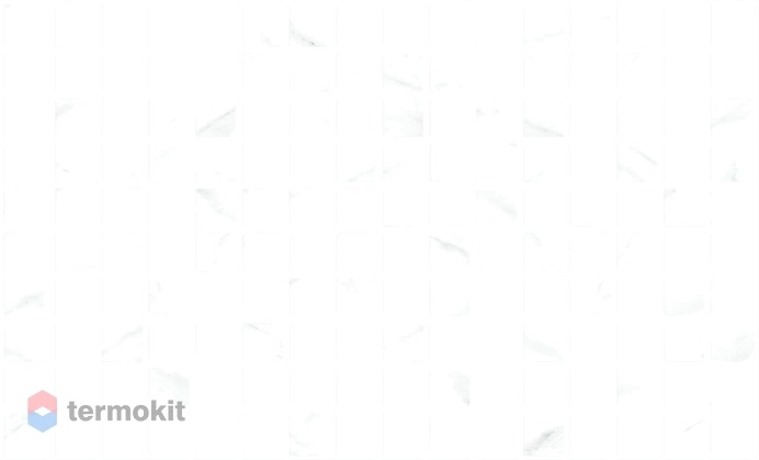 Керамическая плитка Gracia Ceramica Libretto 02 white белый настенная рельеф 30x50
