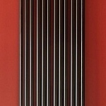 Стальные трубчатые радиаторы с нижним подключением Empatiko Takt LR2 1750 цвет Coal Black