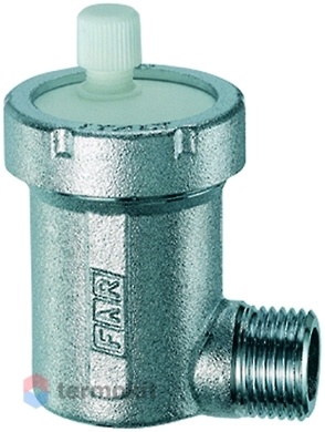 Far Воздухоотводчик GAISER автом. углов., 3/4"НР хром.