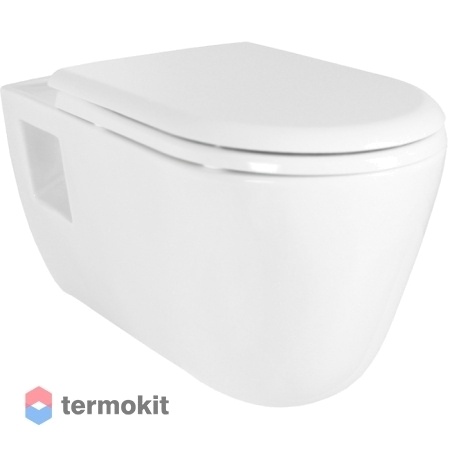 Унитаз подвесной CREAVIT Patera с сиденьем TP328.00100+KC0103.03.0000E