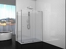 Душевой уголок Ceruttispa 1950x1200x900 хром Premiata120-8