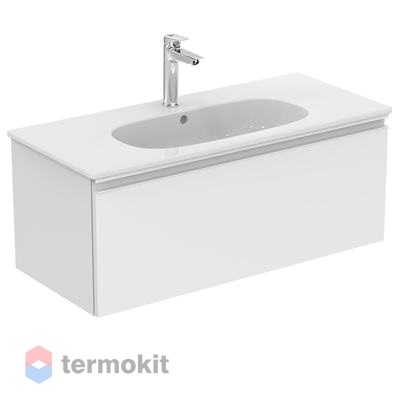 Тумба под раковину Ideal Standard TESI 100 подвесная белый глянец T0048OV