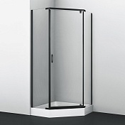Душевой уголок WasserKRAFT Wiese 1000x1000x2000 черный 84P38
