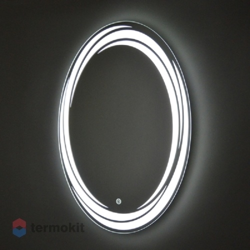 Зеркало Azario Нормандия 57 с подсветкой белый ФР-00000936