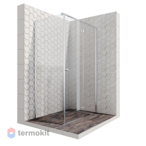 Душевой уголок Ambassador Diamond 2000x1200x800 хром правая 12011104R