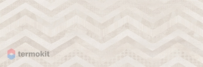 Керамическая плитка Cersanit Shevron настенная декорированная бежевый (VNU011D) 25x75
