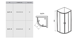 Душевой уголок Ravak Blix BLCP4 1900x900x900 (витраж Grape) белый 3B270100ZG