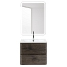 Тумба под раковину BelBagno ALBANO 70 подвесная Rovere Nature Grigio ALBANO-700-2C-SO-RNG