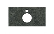 Столешница для накладных раковин Риальто Kerama Marazzi PLAZA 80 PL1.VT97\80 зеленый темный