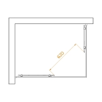 Душевой уголок RGW Passage PA-040B 1950x900x1200 (матовое стекло) черный 3508104092-24