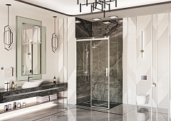 Душевой уголок Ambassador Benefit 2000x1300x900 хром 19021102HX-90HX