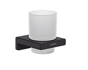 Стакан Hansgrohe AddStoris матовый черный 41749670
