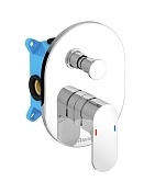 Встраиваемый смеситель для ванны и душа Ravak Chrome CR 065.00 X070056