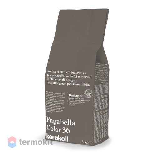 Затирка Kerakoll Fugabella Color полимерцементная 36 (3 кг мешок)