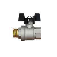 Elsen Кран шаровой Strong T 1/2" НВ ручка-бабочка