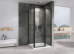 Душевой уголок ABBER Sonnenstrand 1950x1000x750 черный AG04100BS-S75B