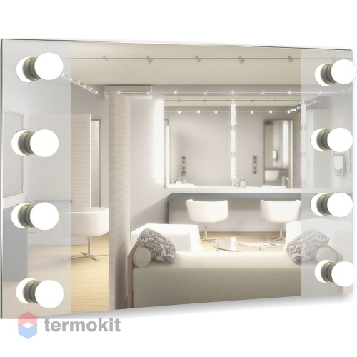 Зеркало Creto Arte 80 с подсветкой белый 22-800600A
