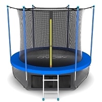 Батут с внутренней сеткой и лестницей Evo Jump Internal 6ft (Sky) + нижняя сеть
